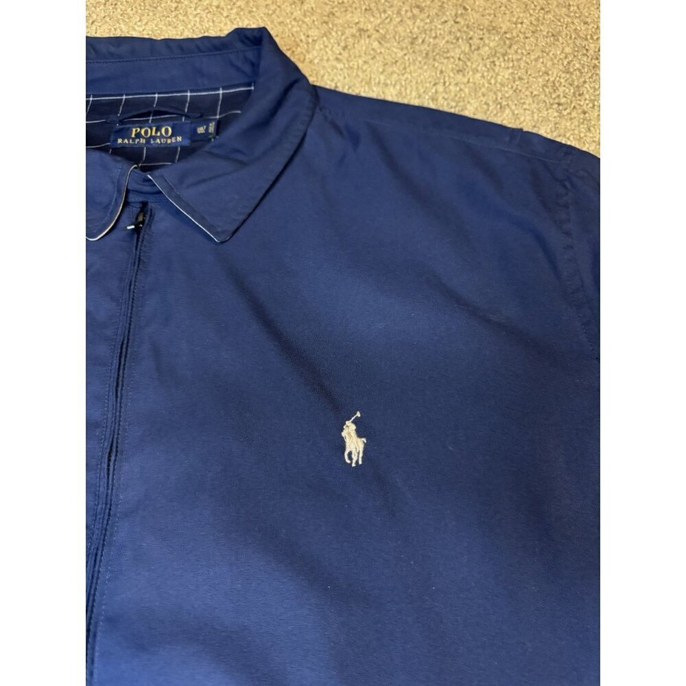 POLO RAPPH LAUREN Mens Blue Bi Swing Navy Jacket Windbreaker Lined Full Zip 3XLT - Picture 9 of 12